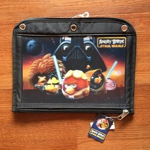 NWT Angry Birds Star Wars 3D Binder Pencil Pouch